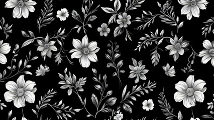 Fototapeta premium seamless floral background