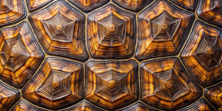 Turtle shell pattern texture background for use in design projects or nature themed graphics, turtle, back, texture, shell