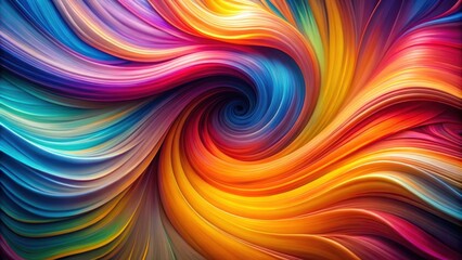 Vibrant abstract composition with swirling colors and fluid shapes, abstract, vibrant, composition, swirling, colors, fluid