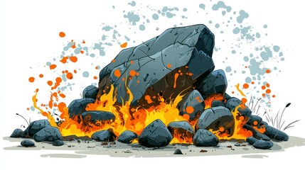 Burning Rocks