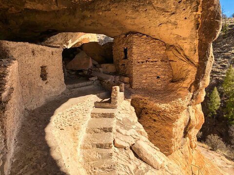 Gila Cliff Dwellings National Monument in New Mexico.