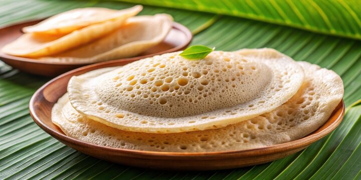 Traditional Kerala breakfast delicacy known as Hoppers or Appam