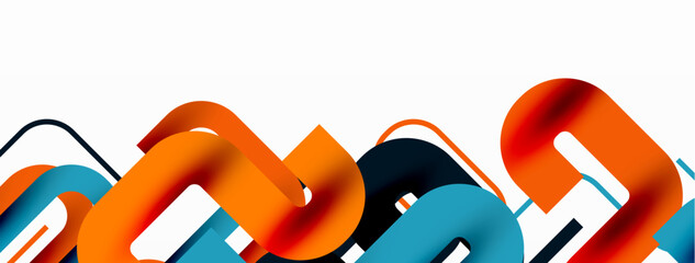 Abstract background curvy lines, minimal geometric design template