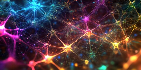 Obraz premium a colorful background with many different colored lines