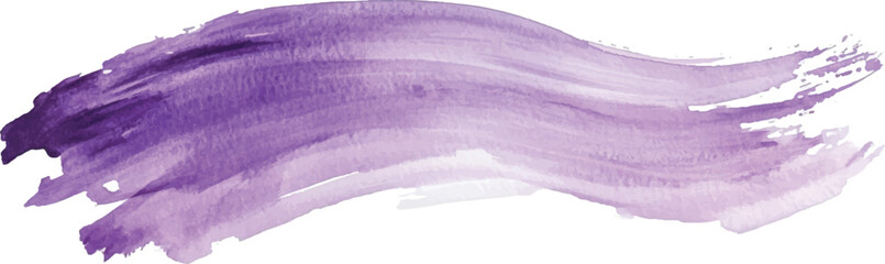 Purple brush stroke isolated on background. Paint brush stroke vector for ink paint, grunge design element, dirt banner, watercolor design, dirty texture. Trendy brush stroke, vector illustration © Iryna