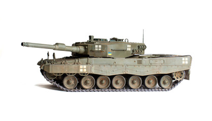 Scale model of old vehicle