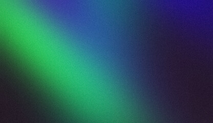 Soft blue green color spots gradient grainy backdrop design, bright, shiny template. Abstract noisy smooth colours gradient template, website header, banner and poster