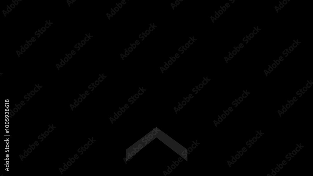 Aufkleber white swipe up pointing solid arrow icon. animation of swipe up arrow icon, arrow animation, arrow i