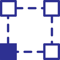 Design Icon Set blue