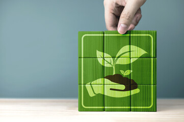 Net zero ideas, carbon reduction campaign, zero greenhouse gas emissions, ESG concepts of...