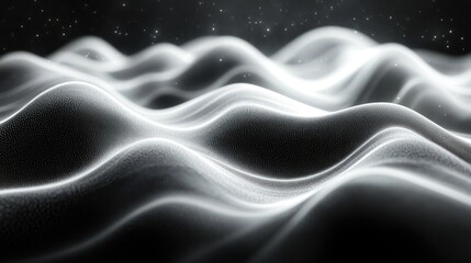 Obraz premium Abstract Wavy Landscape