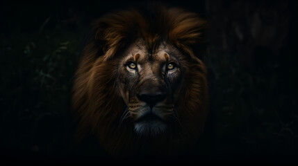 Fototapeta premium portrait of a lion