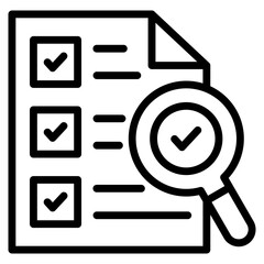 Audit Logs Icon Element For Design