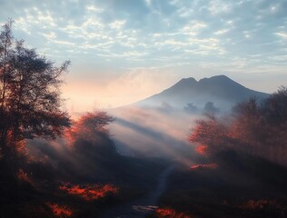 Fototapeta premium canyon in autumn