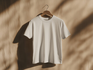 White T-shirt with natural light