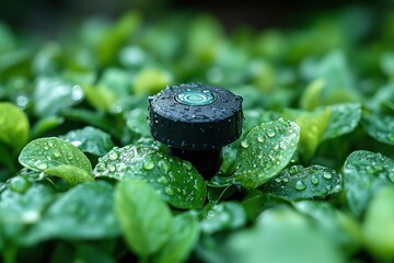Water Sensor in Green Foliage