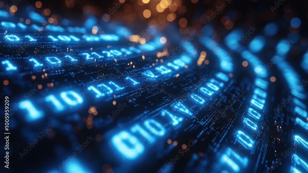Poster digital matrix: a glimpse into the binary world