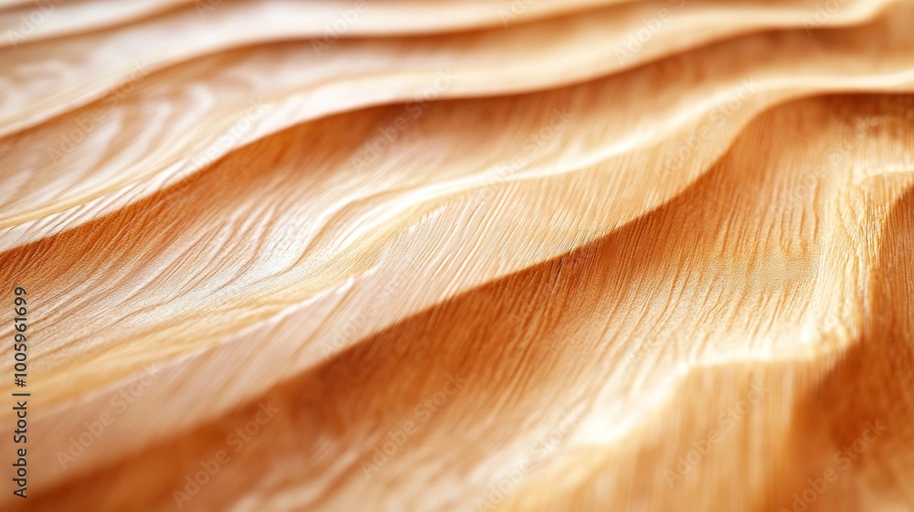 Aufkleber close-up of textured wood surface with flowing patterns.