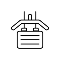 Weightlifting outline icons, minimalist vector illustration ,simple transparent graphic element .Isolated on white background