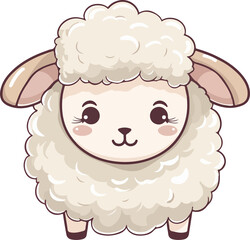 Obraz premium Sheep clip art