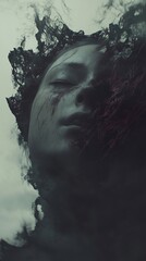 Haunting Dreamscape: A Surreal Portrait of the Subconscious