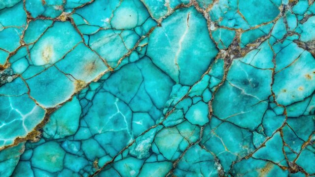 Vibrant turquoise stone texture with natural veins, perfect for a refreshing background, turquoise, stone, texture