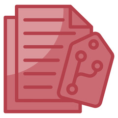 Version Tagging Icon Element For Design