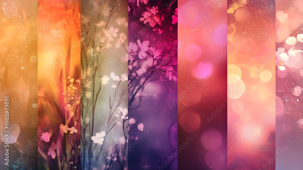 Poster captivating blend of digital and handcrafted textures seamlessly merging modern and traditional elem
