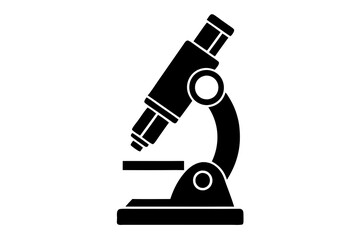 microscope isolated on white