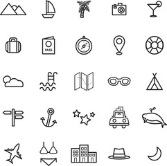 set of commercial icons.