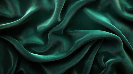 Obraz premium Dark Green Velvet Fabric with Texture and Noise