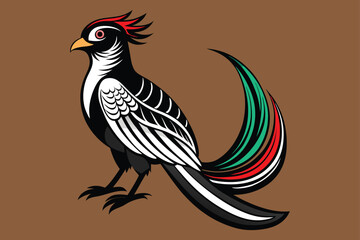 Bird vector art illustration 