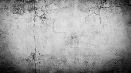 Fototapeta premium A close-up of a grey grunge textured concrete wall background, showcasing a rugged and industrial aesthetic perfect for creative projects, interior design, or art displays