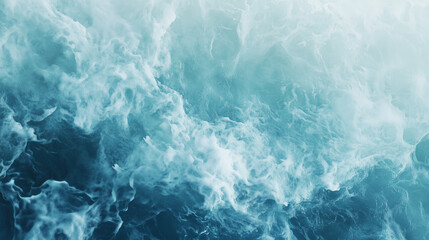 Obraz premium Abstract water ocean wave, blue, aqua, teal texture. Blue and white water wave web banner Graphic Resource as background for ocean wave abstract. Vita backdrop for copy space text 