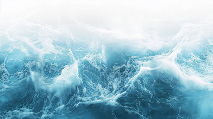Abstract water ocean wave, blue, aqua, teal texture. Blue and white water wave web banner Graphic Resource as background for ocean wave abstract. Vita backdrop for copy space text
