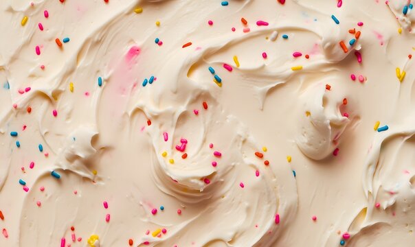 cake batter background header for website, Generative AI 