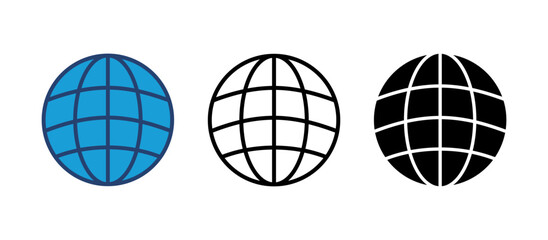 Web icon vector. go to web icon. web click icon