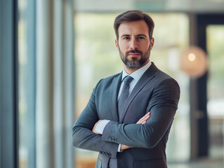 Portret biznesowy - biznesman, dyrektor, kierownik, menager