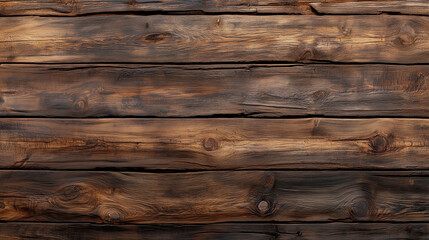 Naklejka premium Surface of the old brown wood texture. Old dark textured wooden background. Top view. 