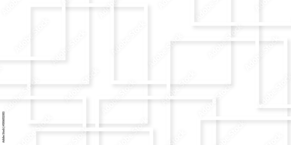 Fototapete Abstract background with lines. Abstract luxury white geometric random lines with pattern. Modern white transparent material in triangle and squares shapes with line technology line vector background.