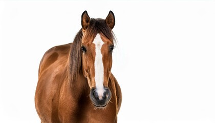 Obraz premium horse isolated on white background