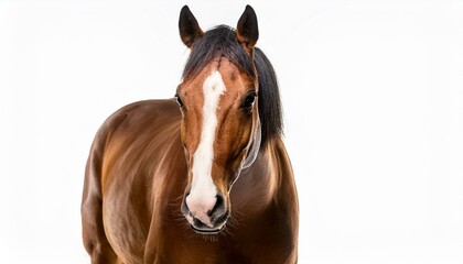 Obraz premium horse isolated on white background