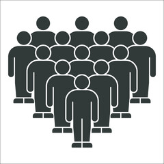 Group of People Standing Together in Unity