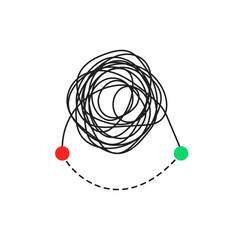 easy find the right way or difficult path in life