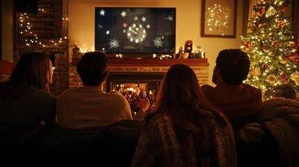 New Year Eve Countdown Celebration with Friends