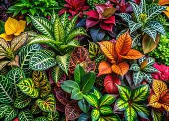 Obraz premium A variety of dicotyledon plants exhibiting distinct leaves, flowers, and growth patterns, showcasing the rich diversity of botanical forms and adaptations in nature.