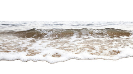 sea ​​foam on transparent background