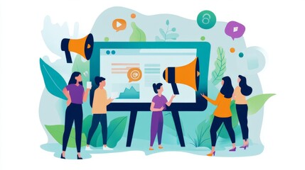 A presentation on social media strategy, showcasing effective content pillars, influencer partnerships, and engagement tactics.