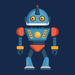 Naklejka premium bot vector art illustration and artwork