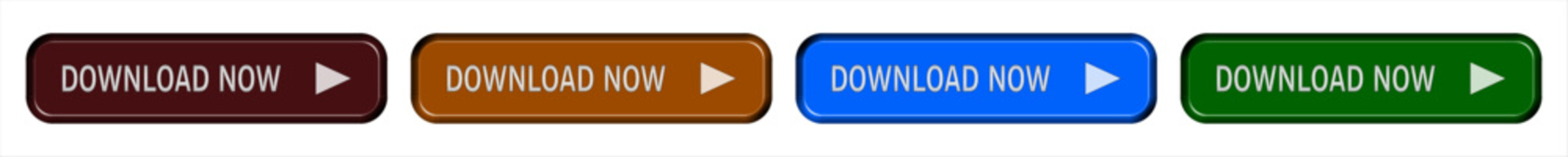 download now button isolated on white background